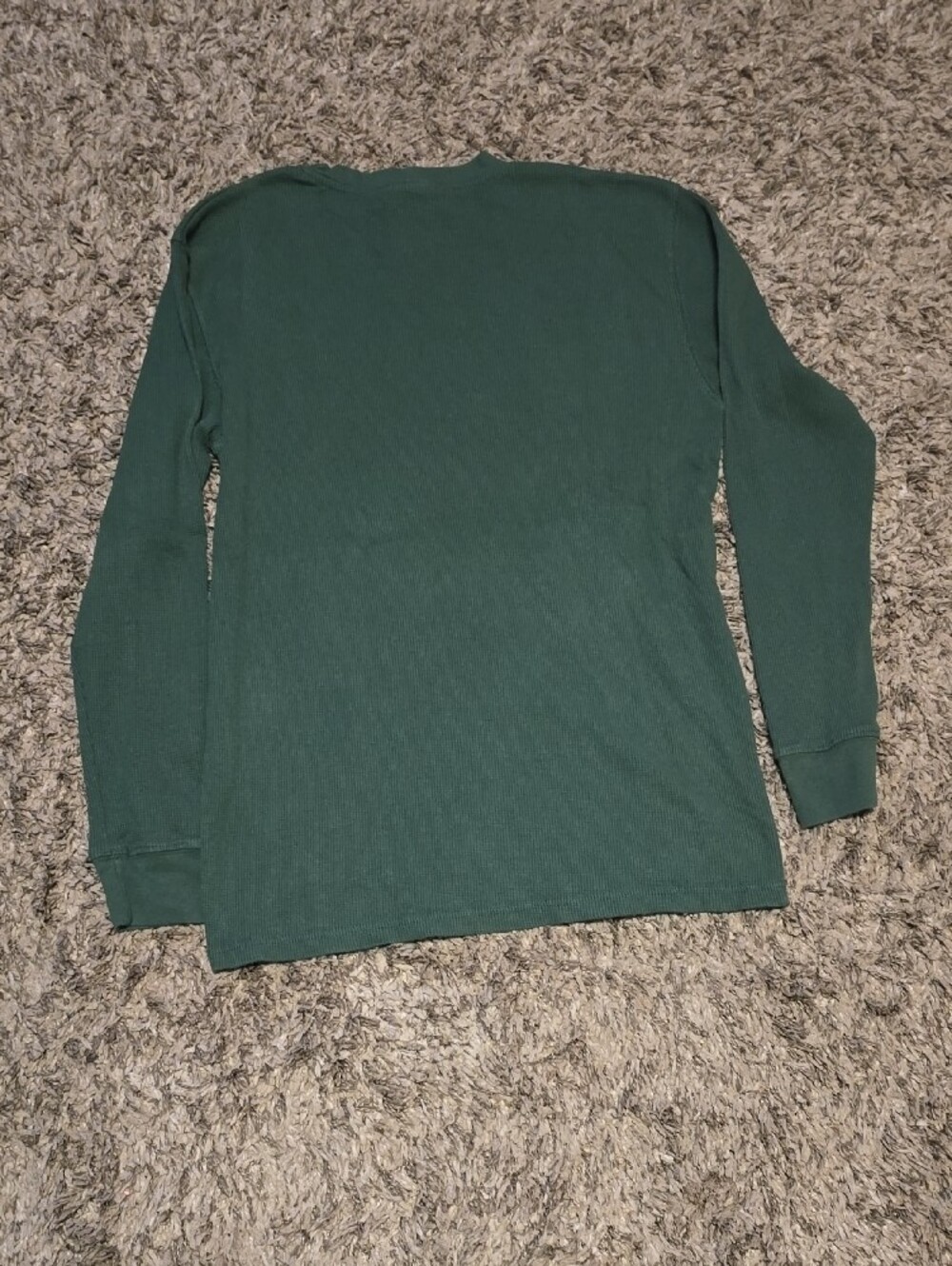 South Pole Men's Long Sleeve Crewneck - Forest Green - Picture 4 of 4